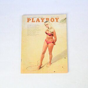 Vintage Playboy 60's Art Memorabilia Home Decor June 1968 Vargas Girl Cover